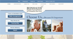 Desktop Screenshot of beinhauer.com