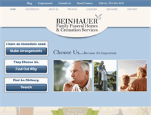 Tablet Screenshot of beinhauer.com